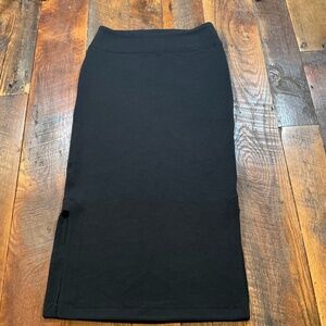 Spanx Black Pencil Skirt Women’s Size S Slimming Pull-On Modal Blend